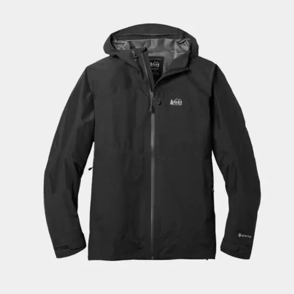 REI Women's Co-op XeroDry GTX Jacket Size XL in Black - Picture 1 of 8